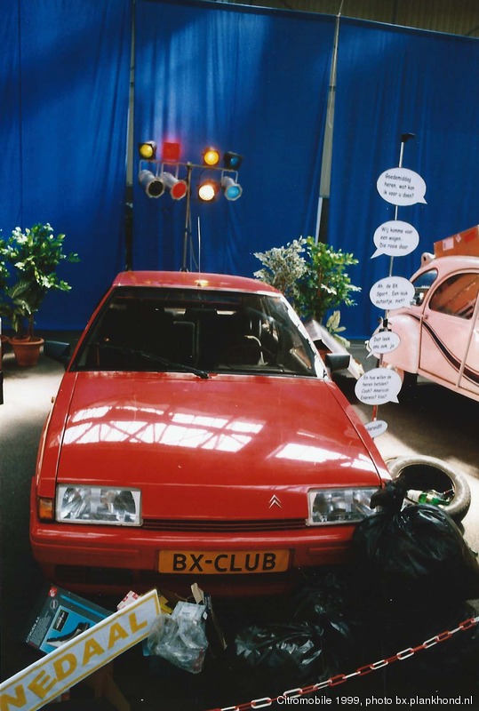 BX Sport Rouge Vallelunga op de stand van de BX club Nederland