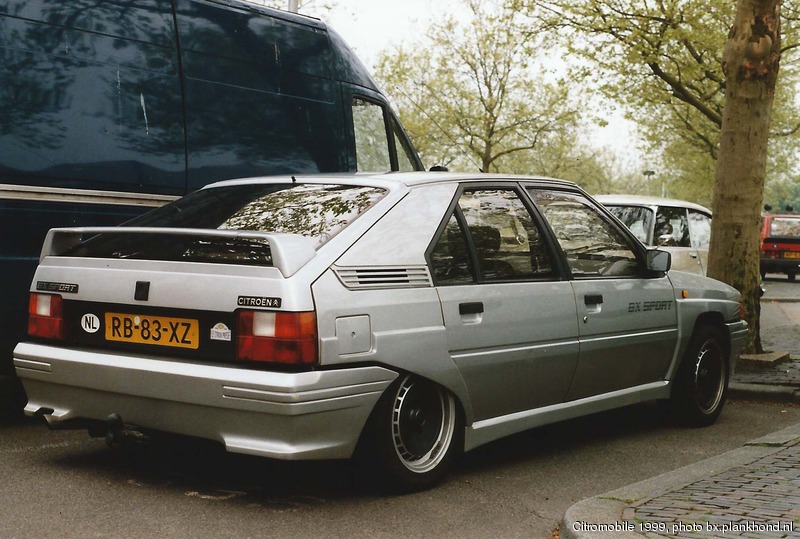 BX Sport Gris Perl&eacute;, datum eerste toelating 2 oktober 1986