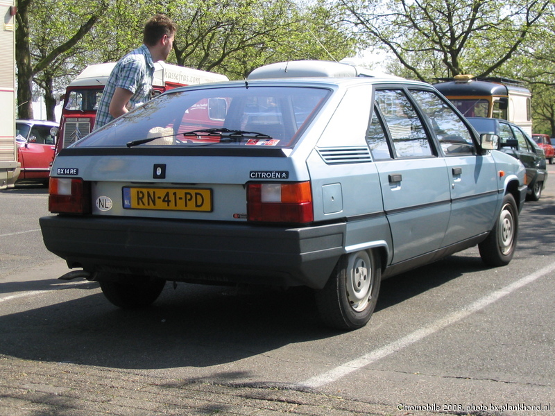 BX 14 RE, Blue Romantique, datum eerste toelating 30 juni 1986