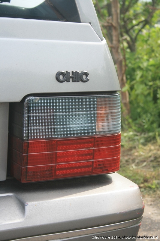 Typebordje BX Chic van de tweede serie