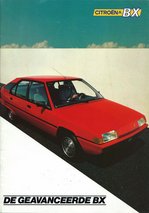 Folder BX modeljaar 1984